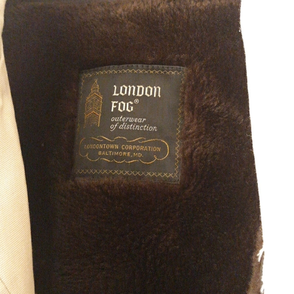 Vintage LONDON FOG POLAR PLUSH Trench Coat 40R 🌦 - Picture 6 of 7